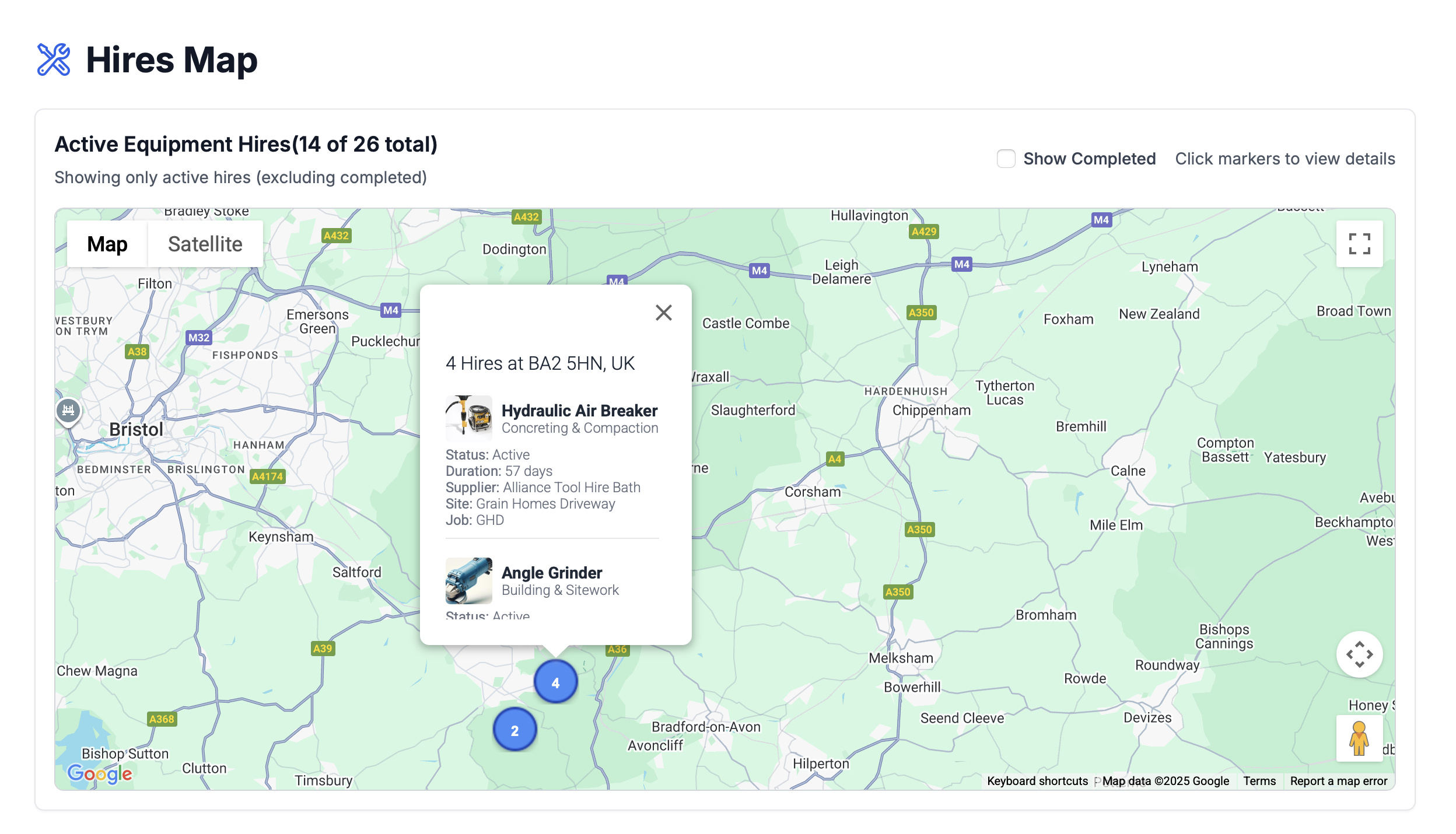 Planted Hire Screenshot